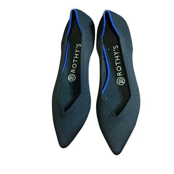 Rothy’s The Point Women’s Flats Black Size 8 - Picture 6 of 12